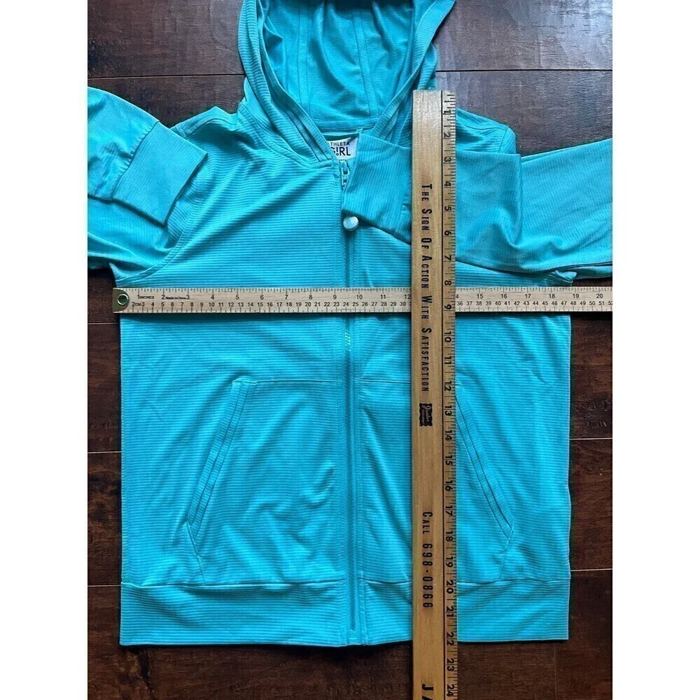 Athleta Girls Full Zip Long SLeeve Light Weight Hoodie Sz XXL/16